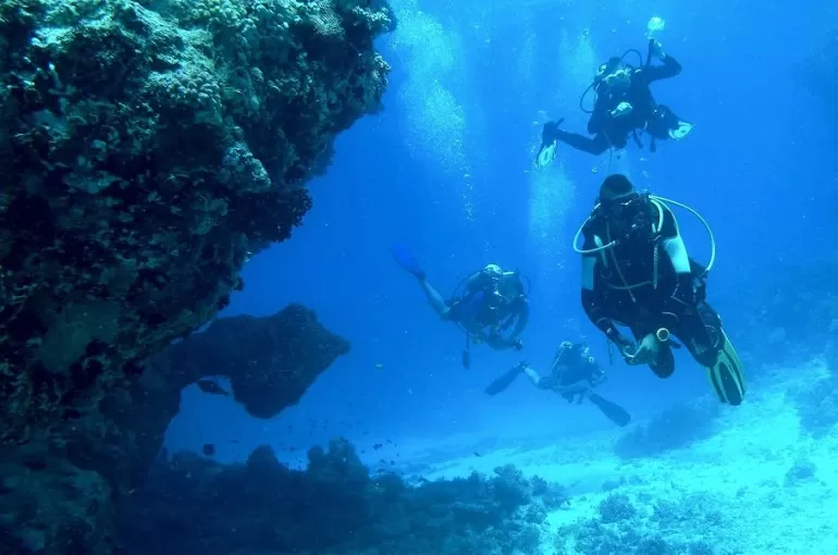 Scuba Diving at Paradise Beach